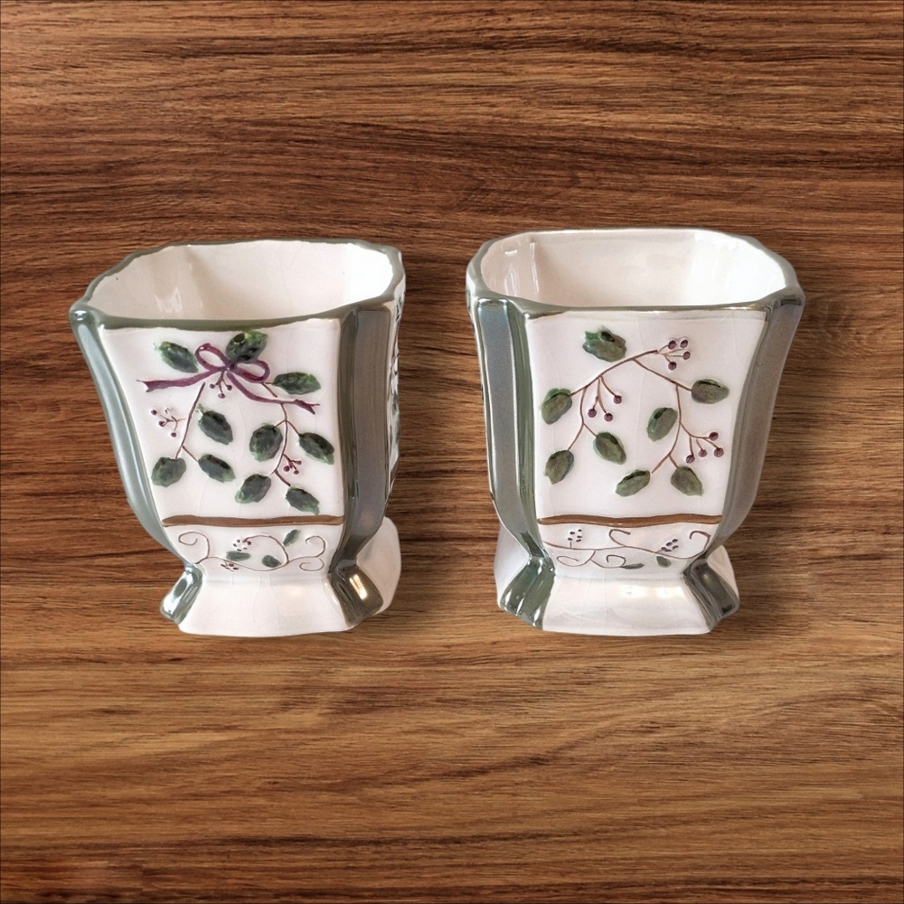 Yankee Candle Tarts Wax Melts Warmer Christmas Holly Mistletoe Green